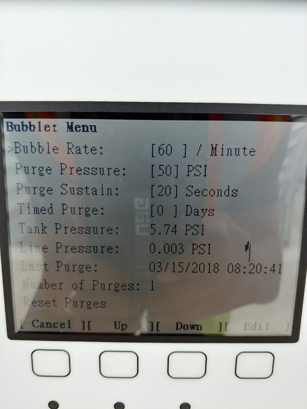 Human Machine Interface for Amazon Bubbler