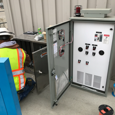 Installation of Lift Station Electrical Panels