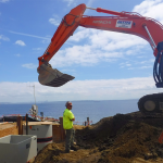 Placing the Wet Wells