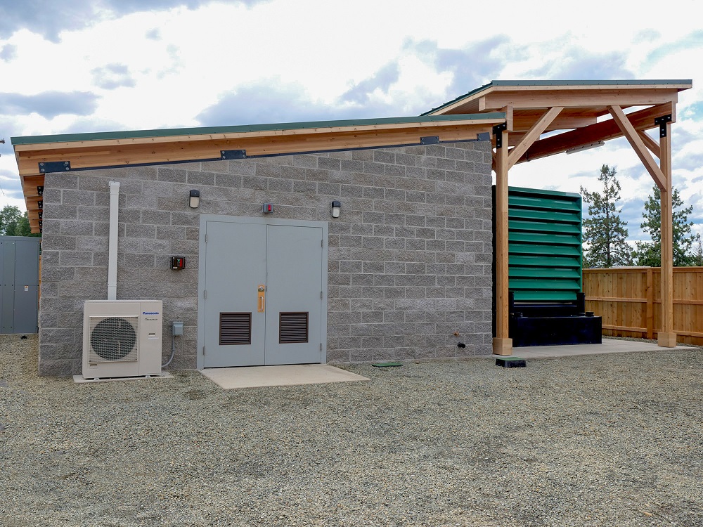 Utility Building with Generator Shelter