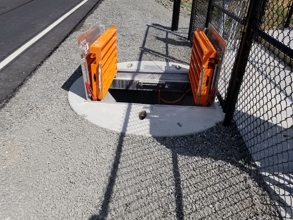 wastewater manhole
