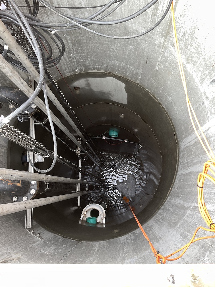 wastewater manhole
