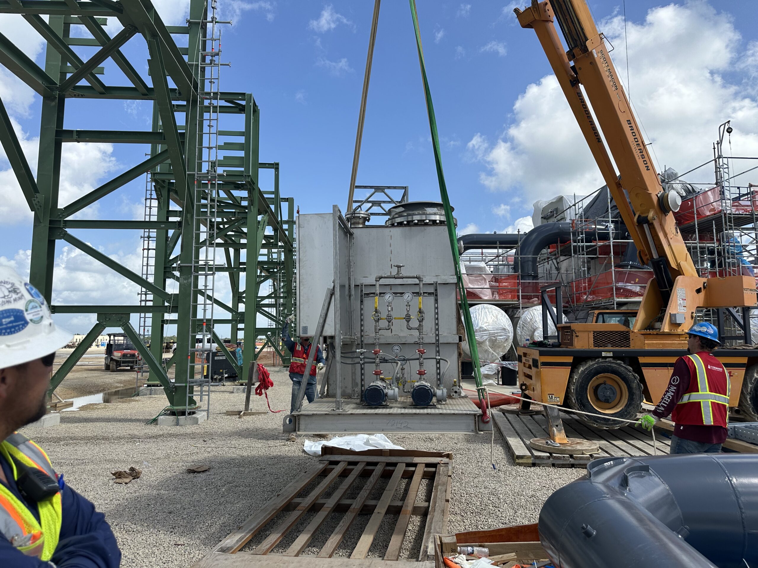 condensate pump skid
