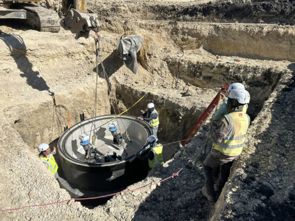 Installing a packaged stormwater pump system
