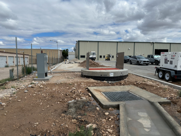 Wastewater Lift Station Ready for Romtec Utilities Start-Up Services