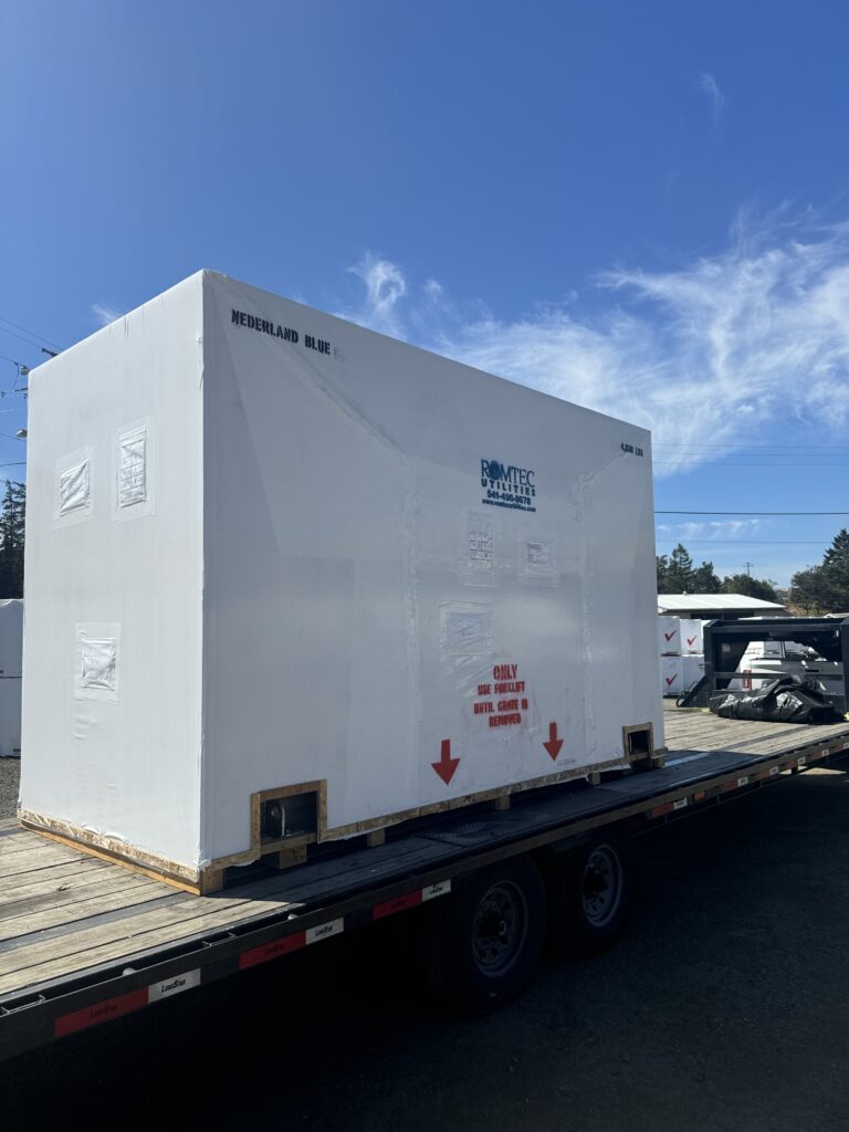 Nederland Blue - Texas - shipping A custom condensate skid pump from Romtec Utilities is getting ready to be shipped to the site.