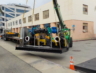 A Romtec Utilities pump skid gets installed at Hyperion for Los Angeles, California.
