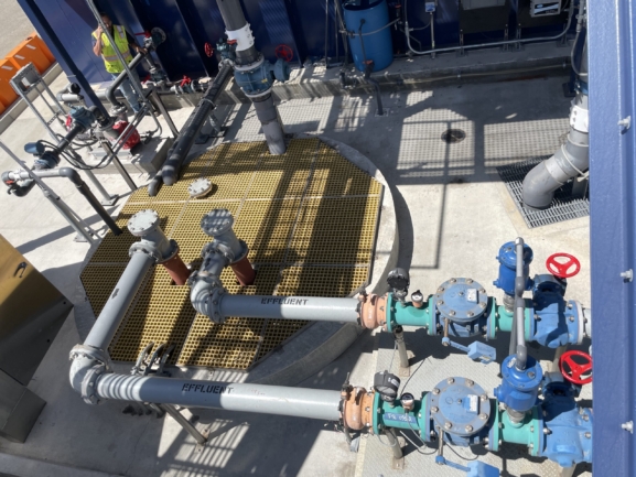 The Hyperion plant drain pump station in Los Angeles, California.