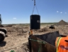 Installation of the wastewater lift station at the air force base in Wyoming.