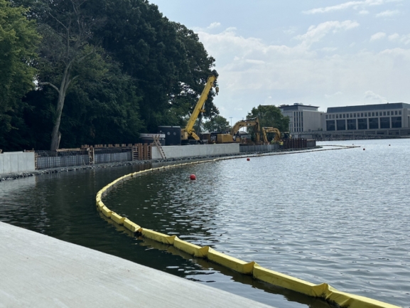 Flood mitigation system at US Naval Academy in Annapolis, Maryland