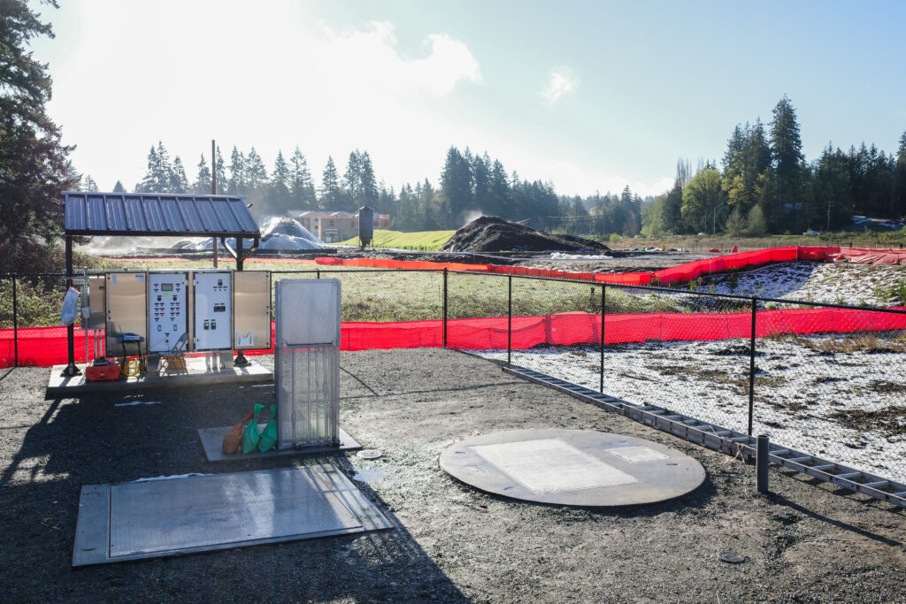 Royal Valley, WA, Wastewater, Job Site Wastewater Pumping Station in Kitsap County, Washington