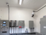 Sewer lift station controls at Village at 47th in Tukwila, Washington.