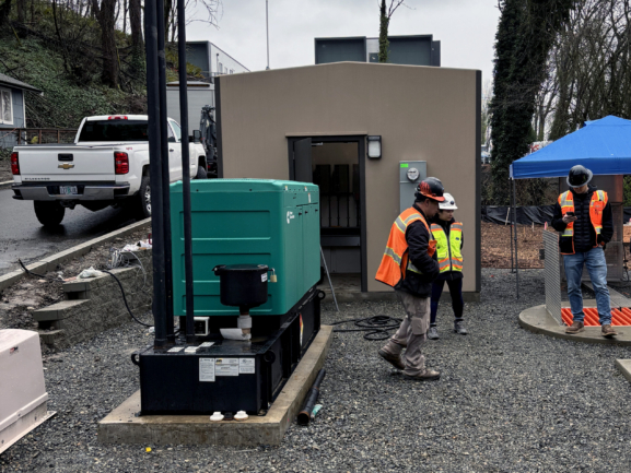 Tukwila, Washington, sewer lift station for 272-apartment complex