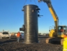 HDPE wet well installation for the agriculture center wastewater lift station in Albany, Oregon