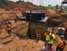 Installation of the manufacturing wastewater system in Spartanburg County, South Carolina